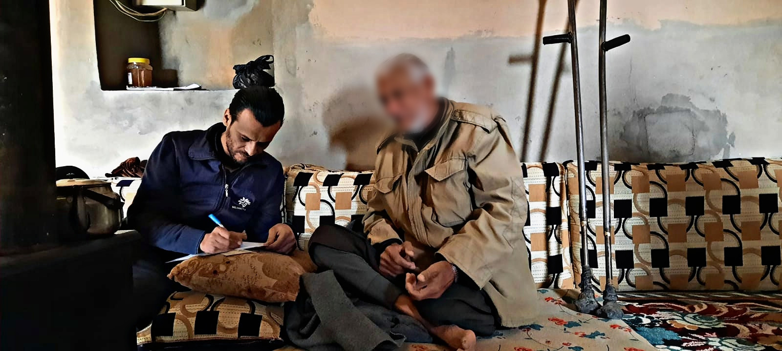 Ismael's leg got amputated and he needs living and medications expenses coverd