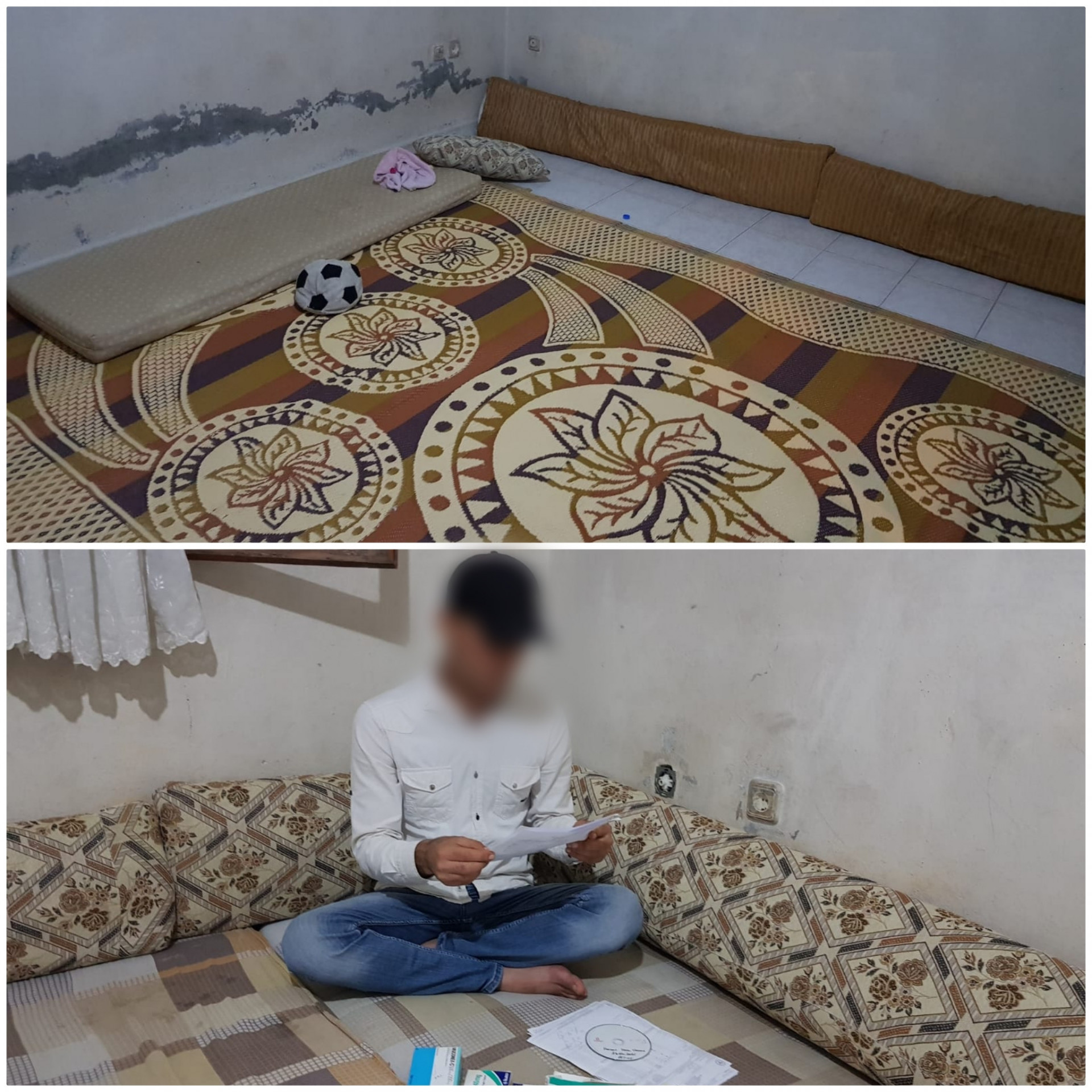 Hassan has cancer and his family has no breadwinner to secure their needs.