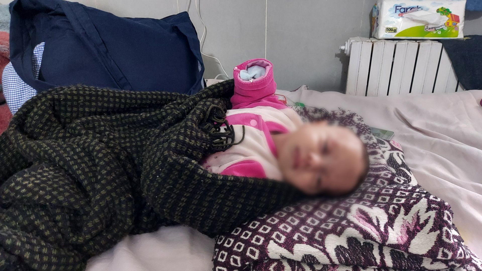 Maha is a little girl with meningitis