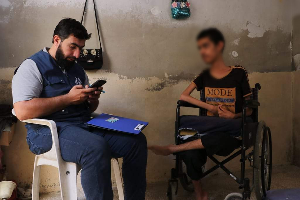 Qusay is a person with special needs and is unable to help his family.