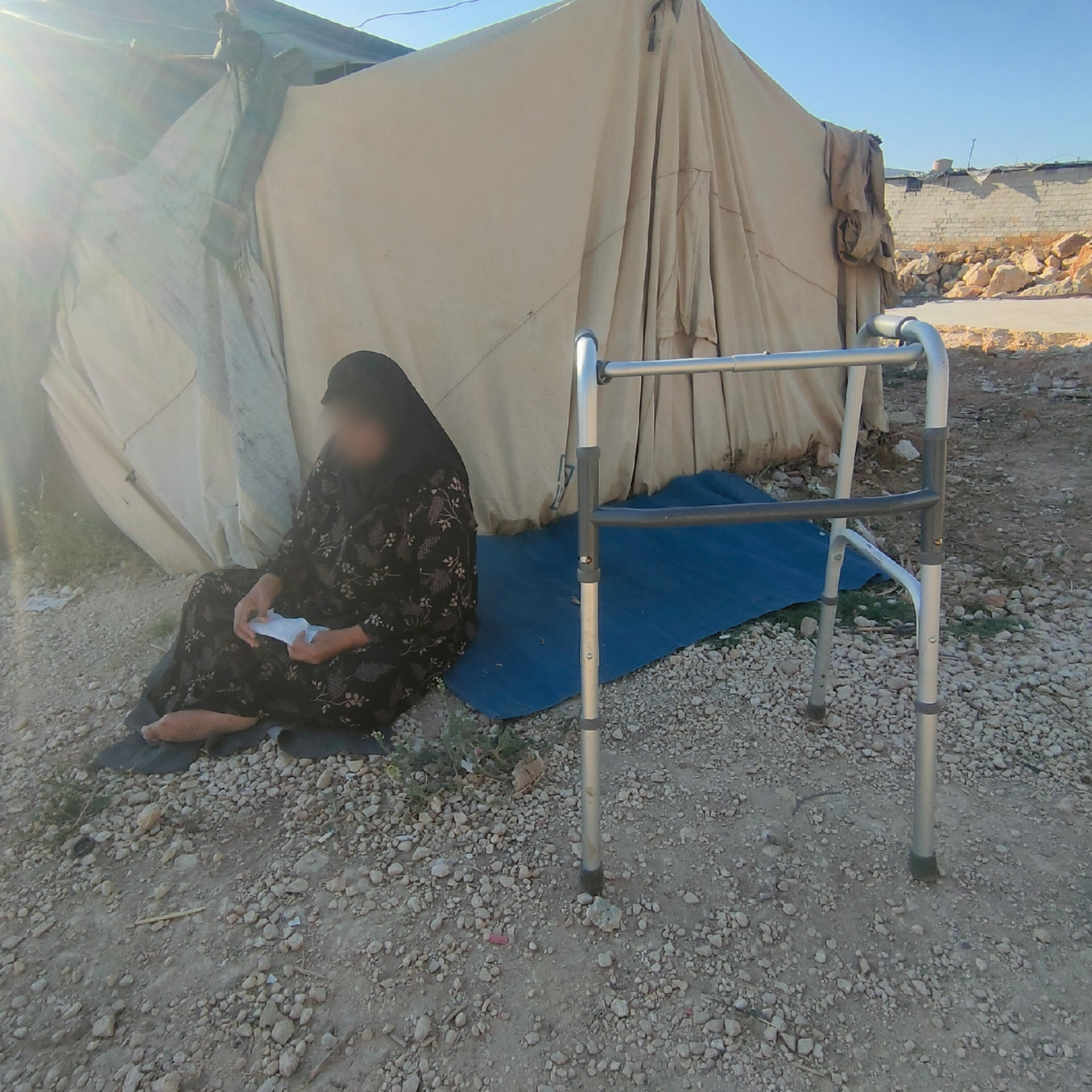 Aunt Fawziya Lives in a Small Tent Filled With Pain