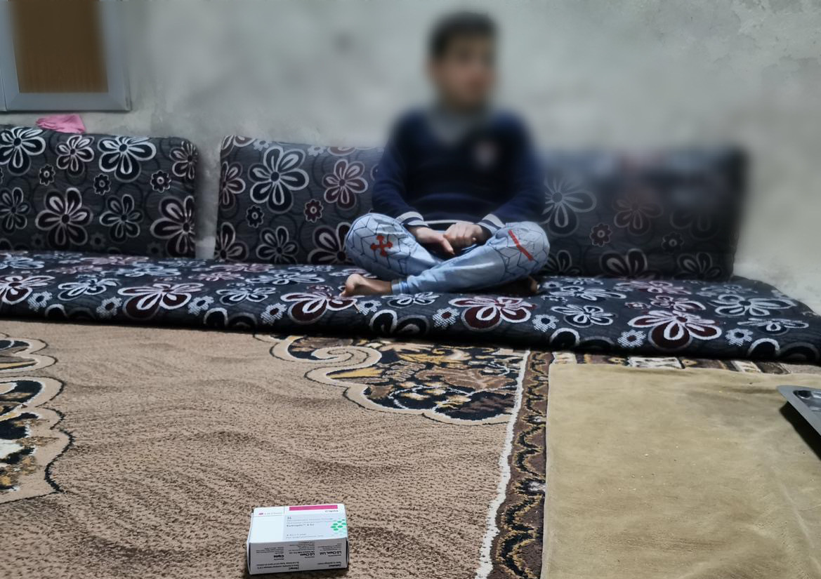 Hussein suffers from growth impairment and needs support