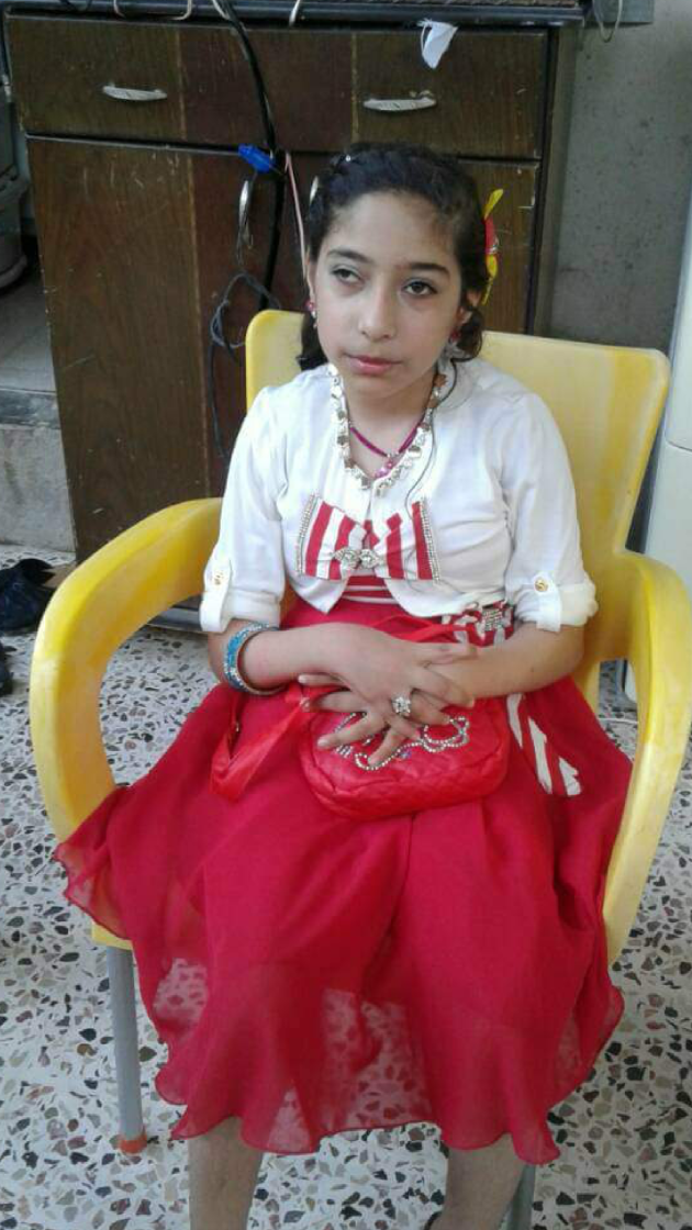 A child in need for physiotherapy