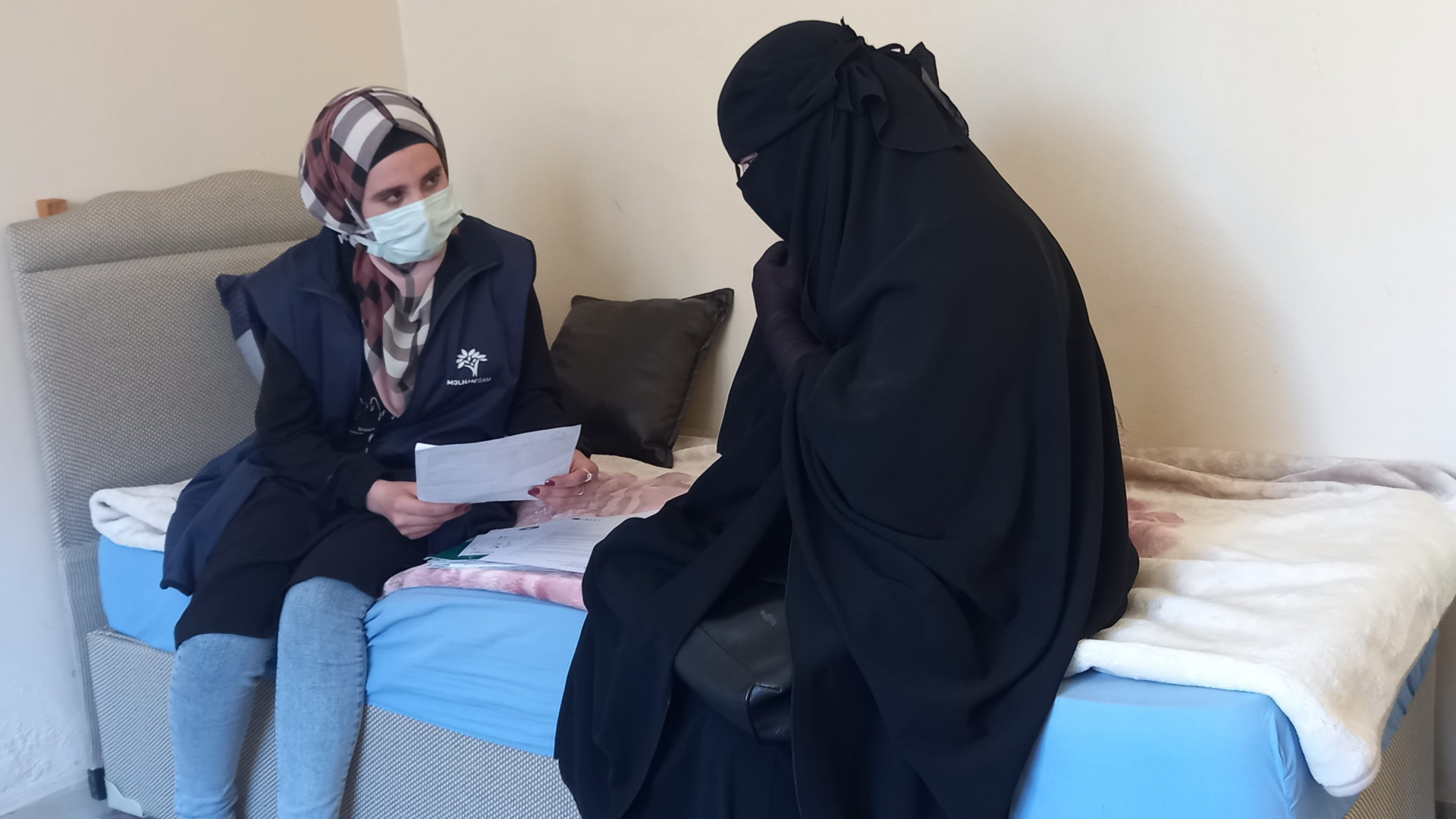 Ramia was Hospitalized & her Children are Left in the Camp