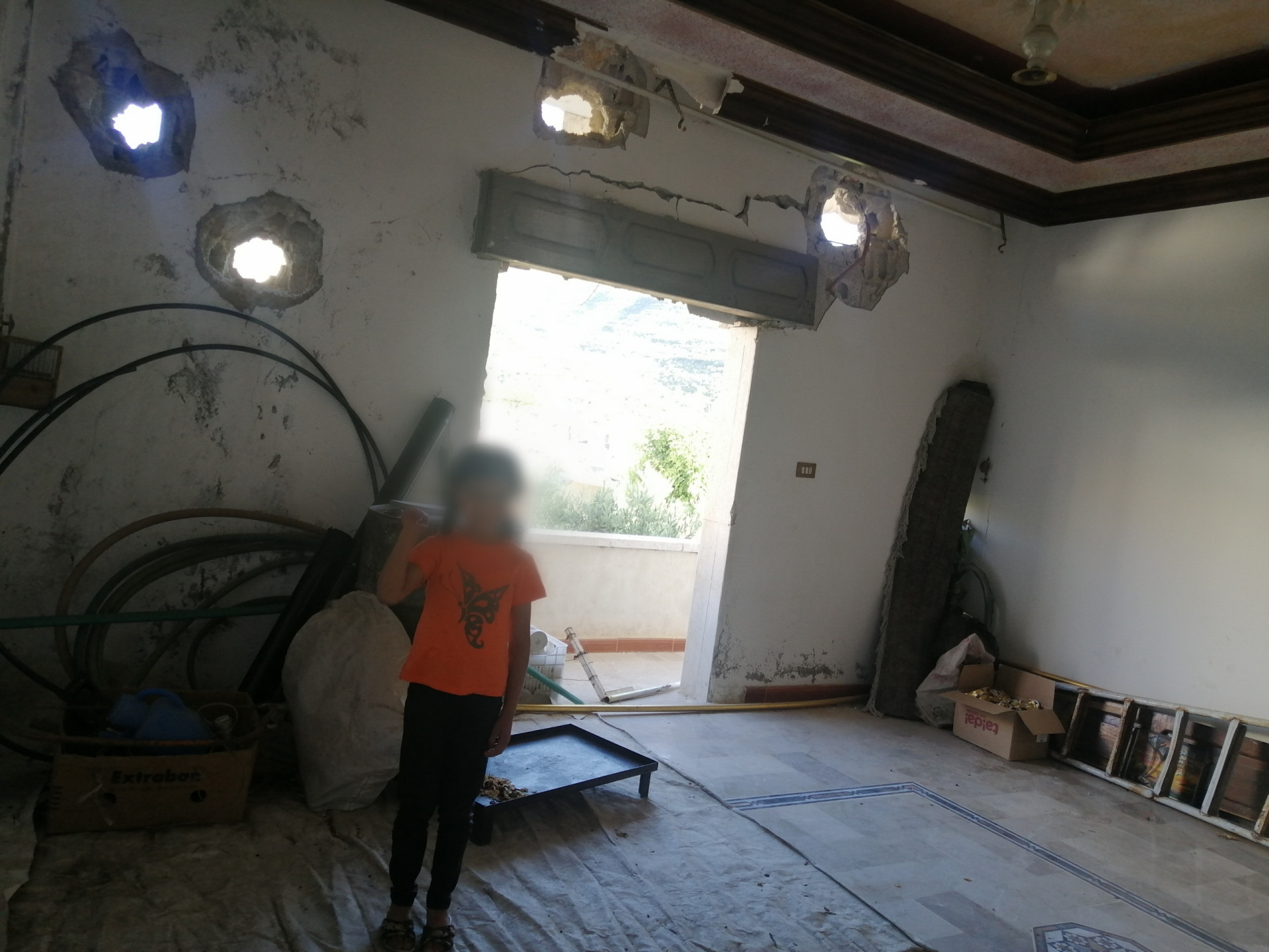 Ahmad lives with his family in a destroyed house, they need your support