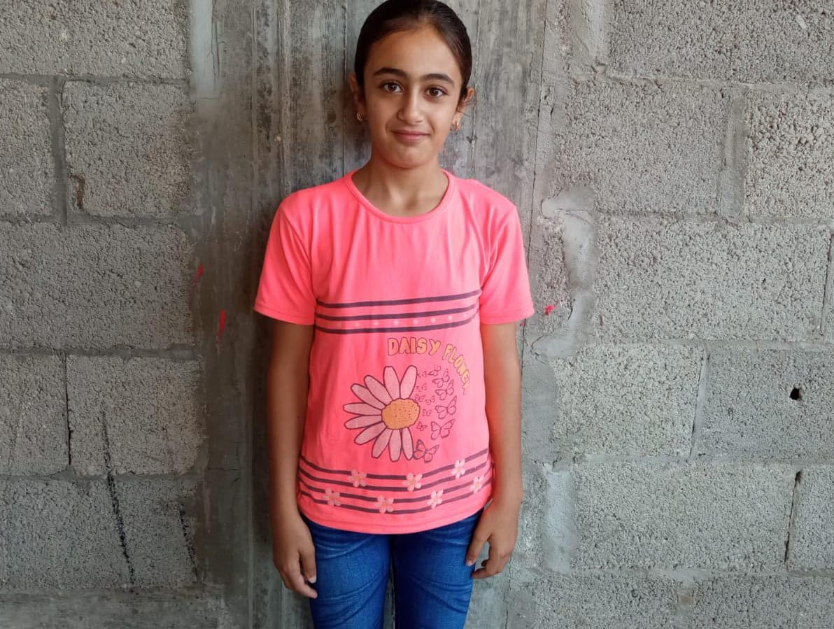 لمى طفة يتيمة من غزة بحاجة إلى كفالة