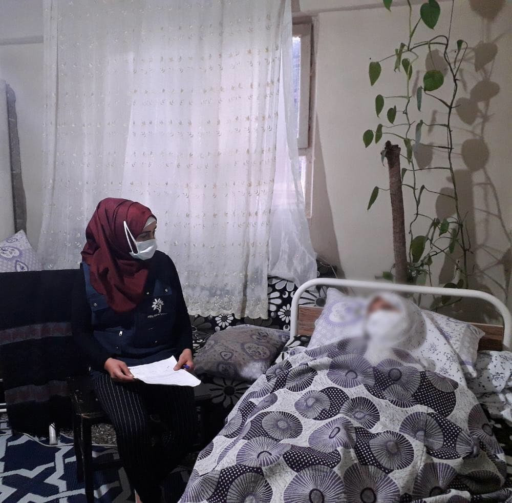 After the massacre, she had a stroke .. Now, she needs medical supplies.
