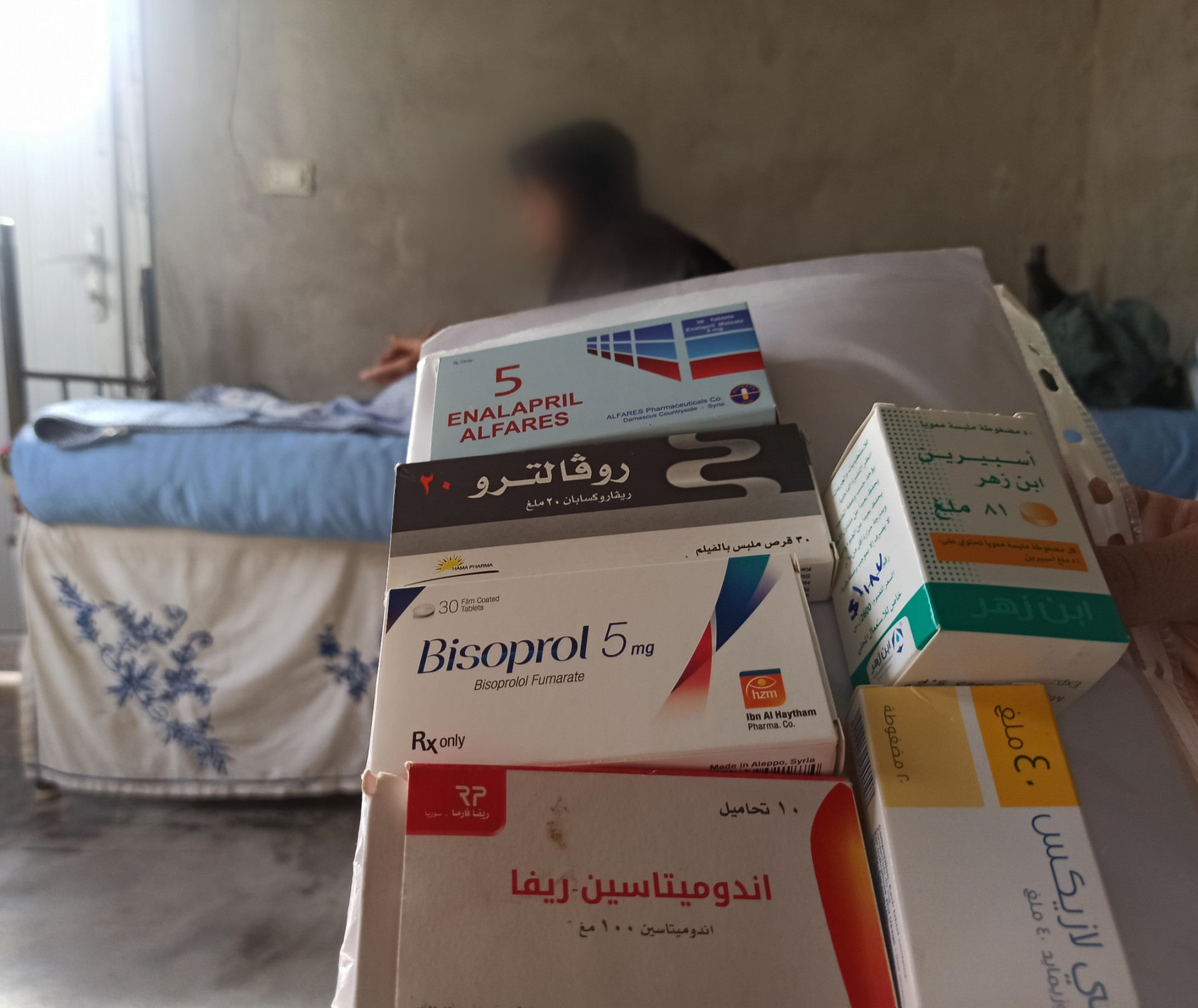 Her son is now unable to meet her basic needs after the disease has invaded her frail body.