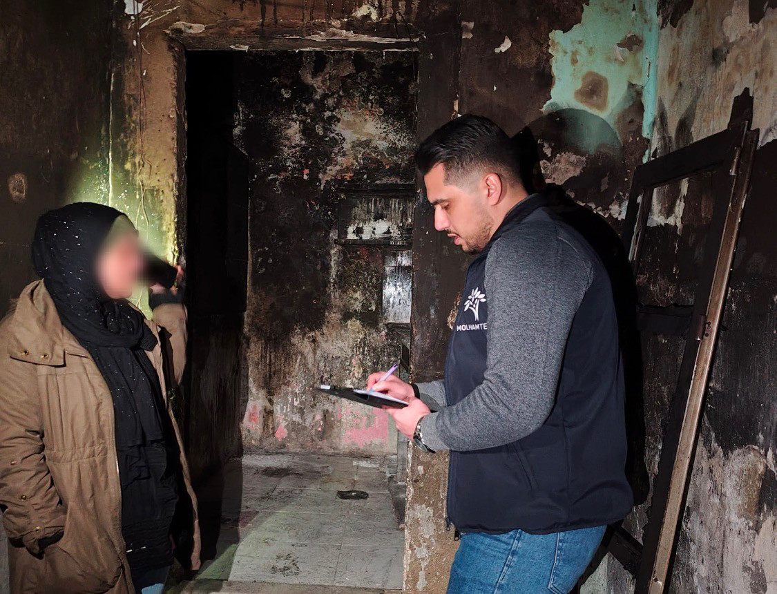 لحظات قليلة حولت البيت الى رماد