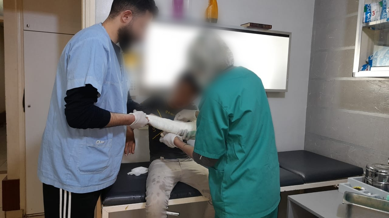 Abdullah is with bone fracture and needs surgery