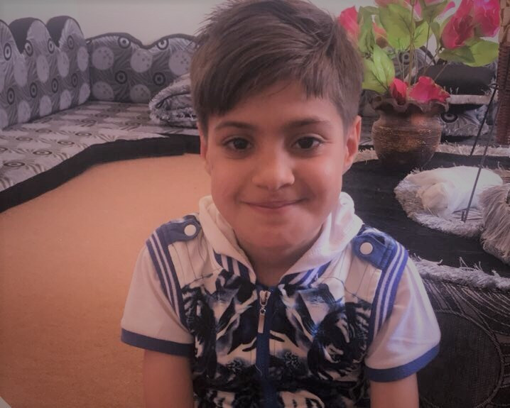 A child needs treatment