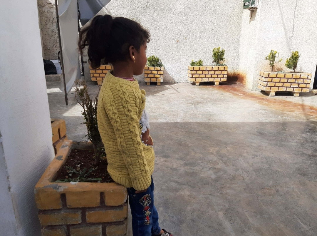 Noor, an orphan from Aleppo