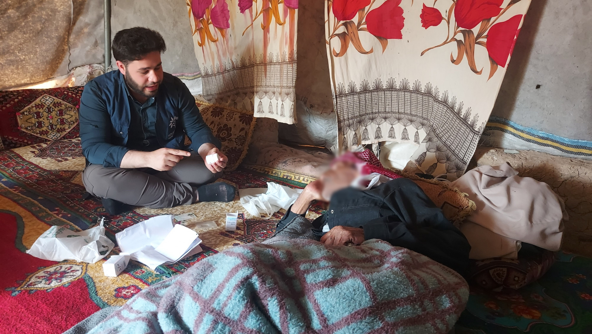 Ghazi is with severe pains due to hepatic cancer