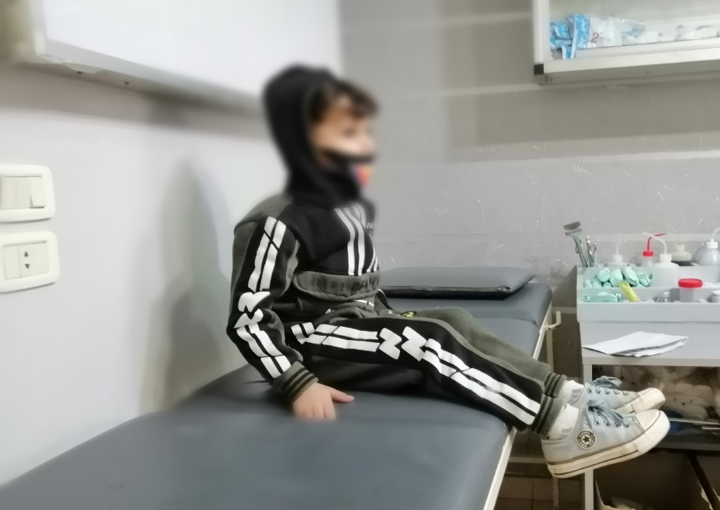 A little child needs surgery