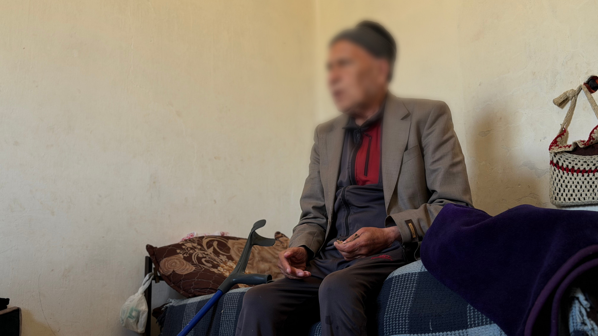 An Elderly Sick Man With No Source of Income