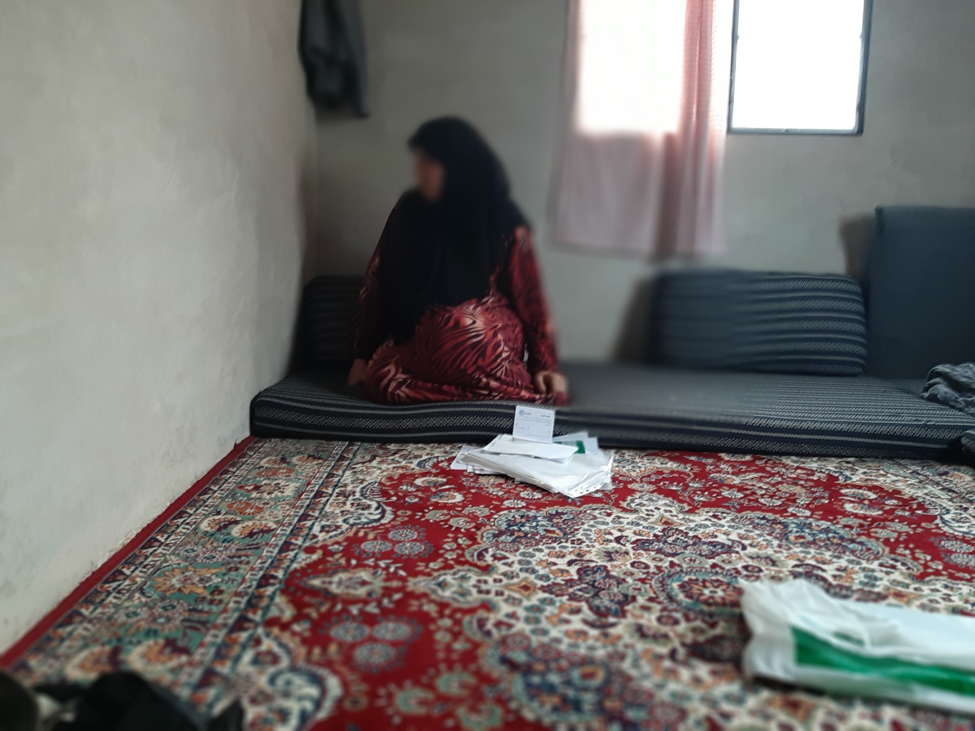 An Elderly Woman in Need of Help