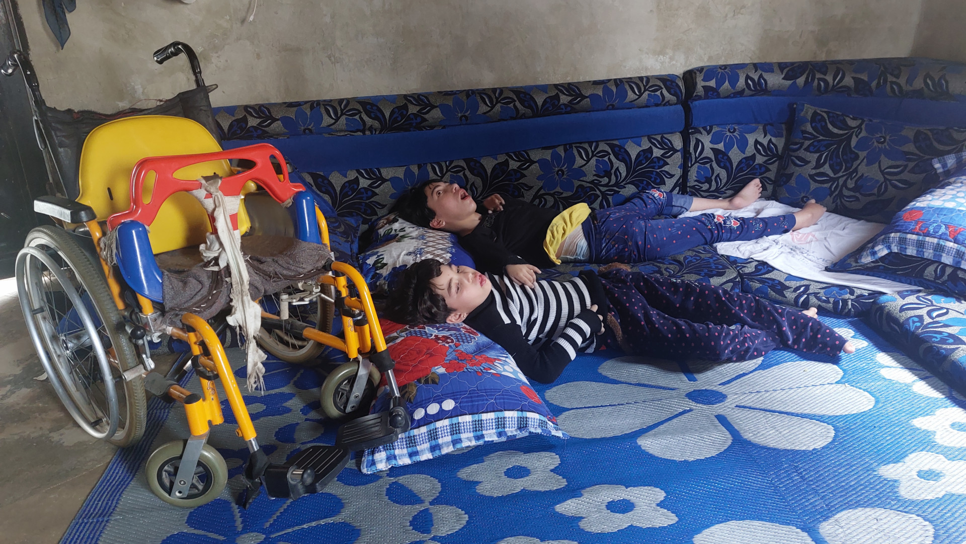 Two Children Trapped in Stillness