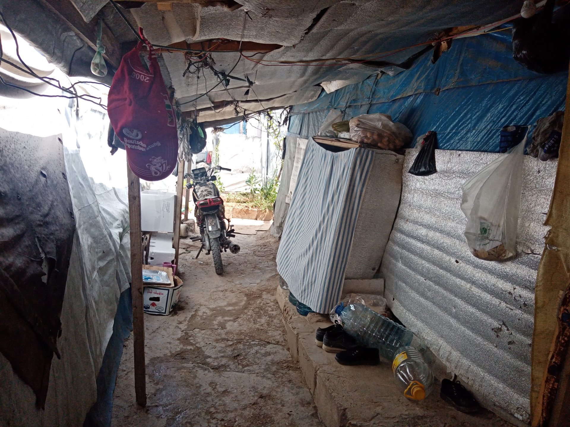 The breadwinner has a disk disease, and the family is in a bad living situation