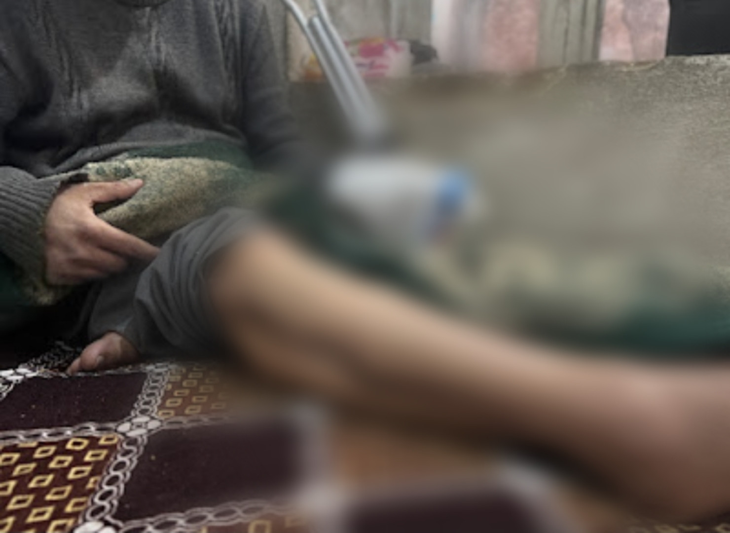 Her husband is paralyzed... and her children have no breadwinner.