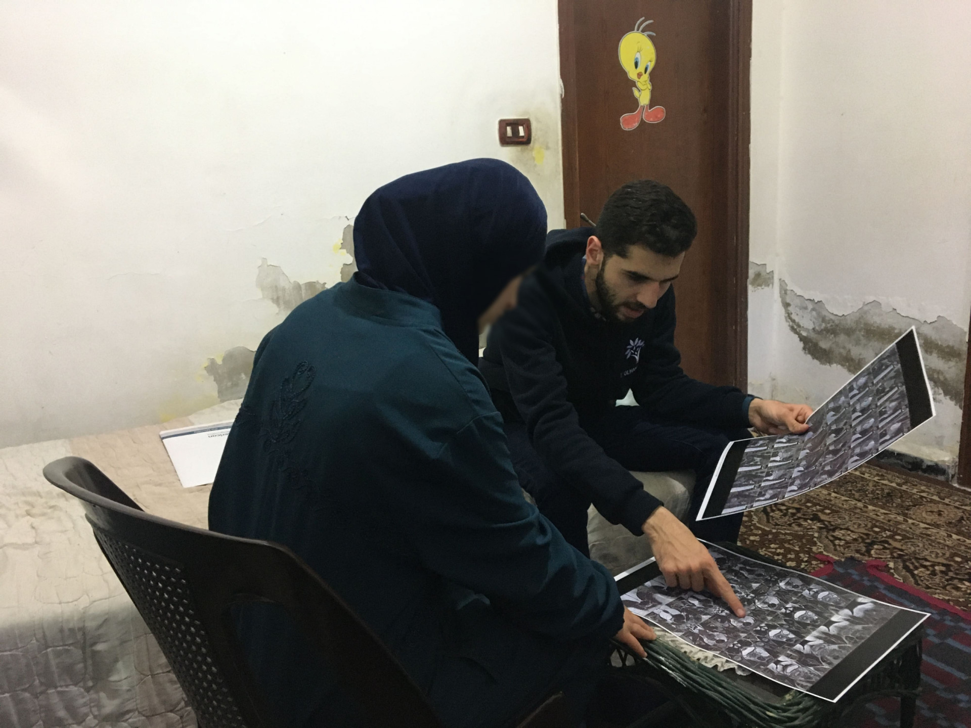Youmna has ovarian cysts and needs surgery.