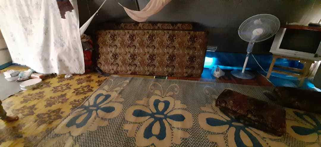 A family at risk of being homeless