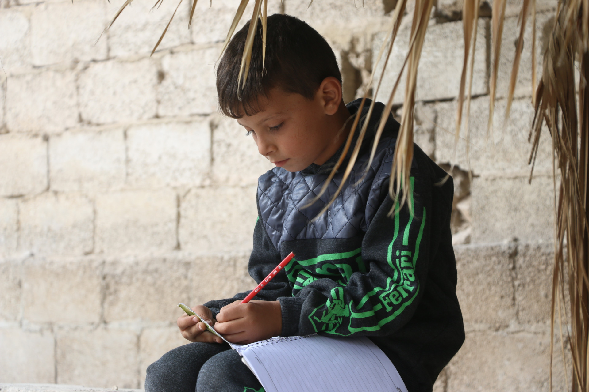 Omar, an orphan from Aleppo