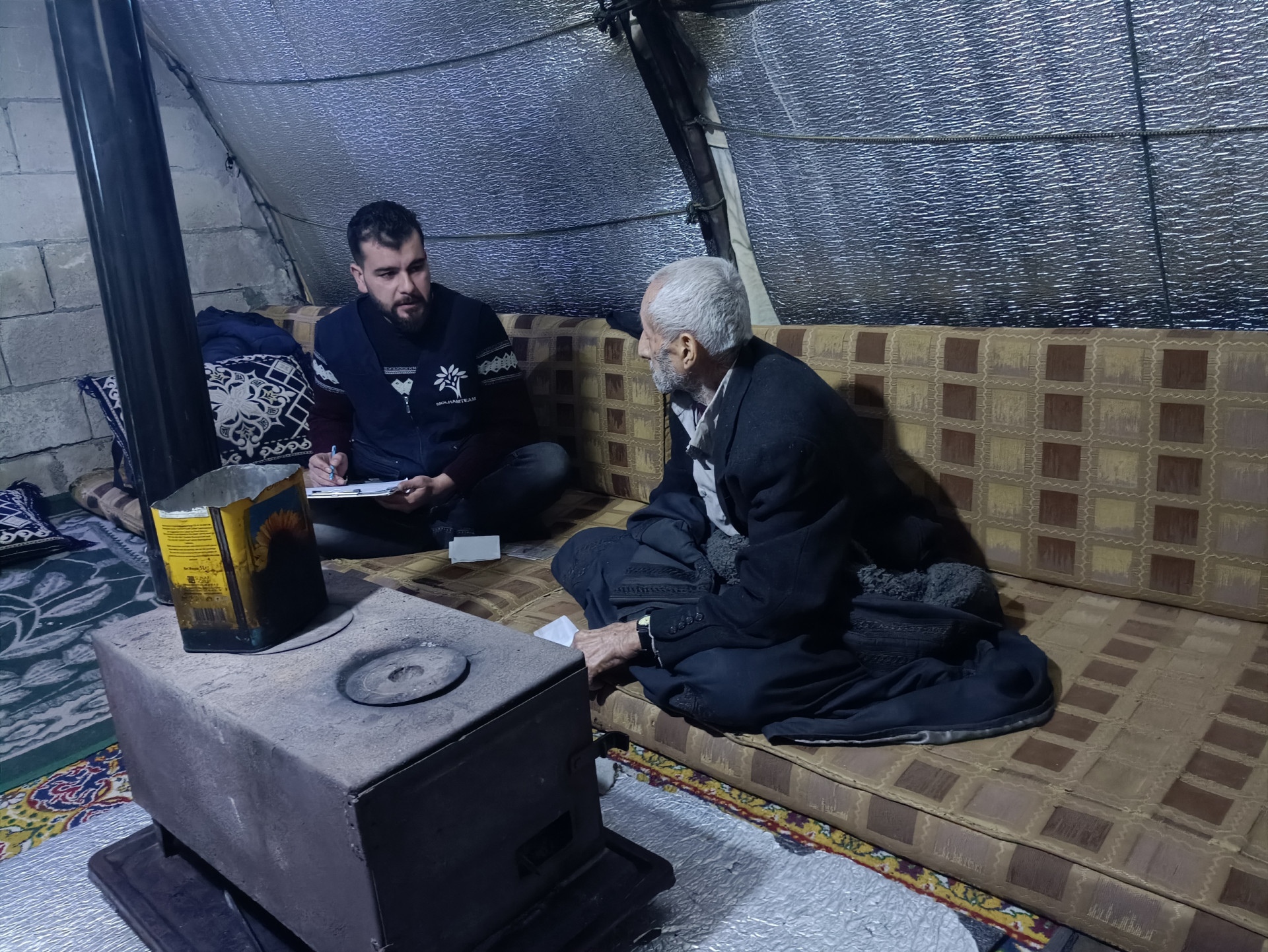 A Family Struggling Living in a Tent