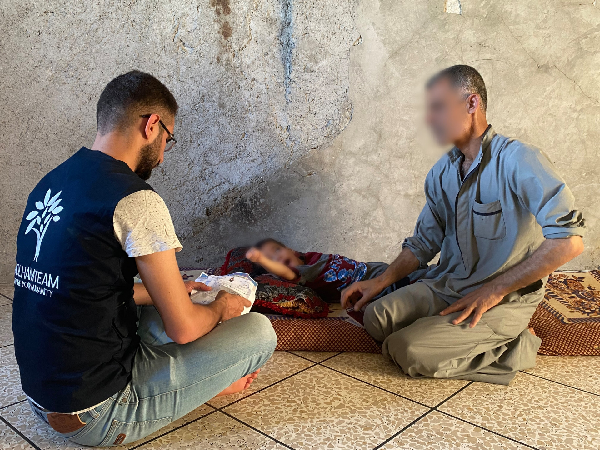 A kid with special needs lacks food and medications