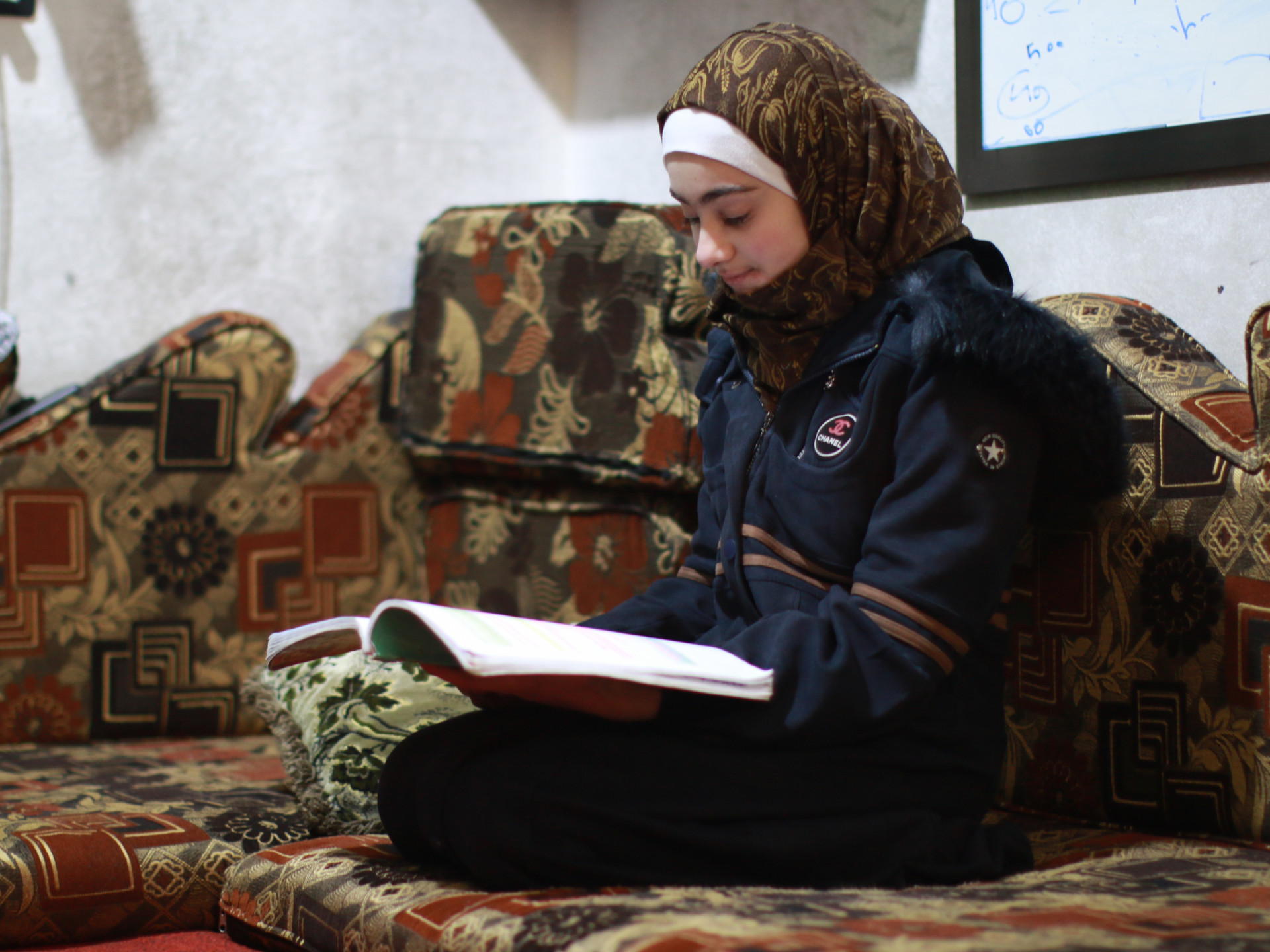 Hanin is an orphan girl from Aleppo