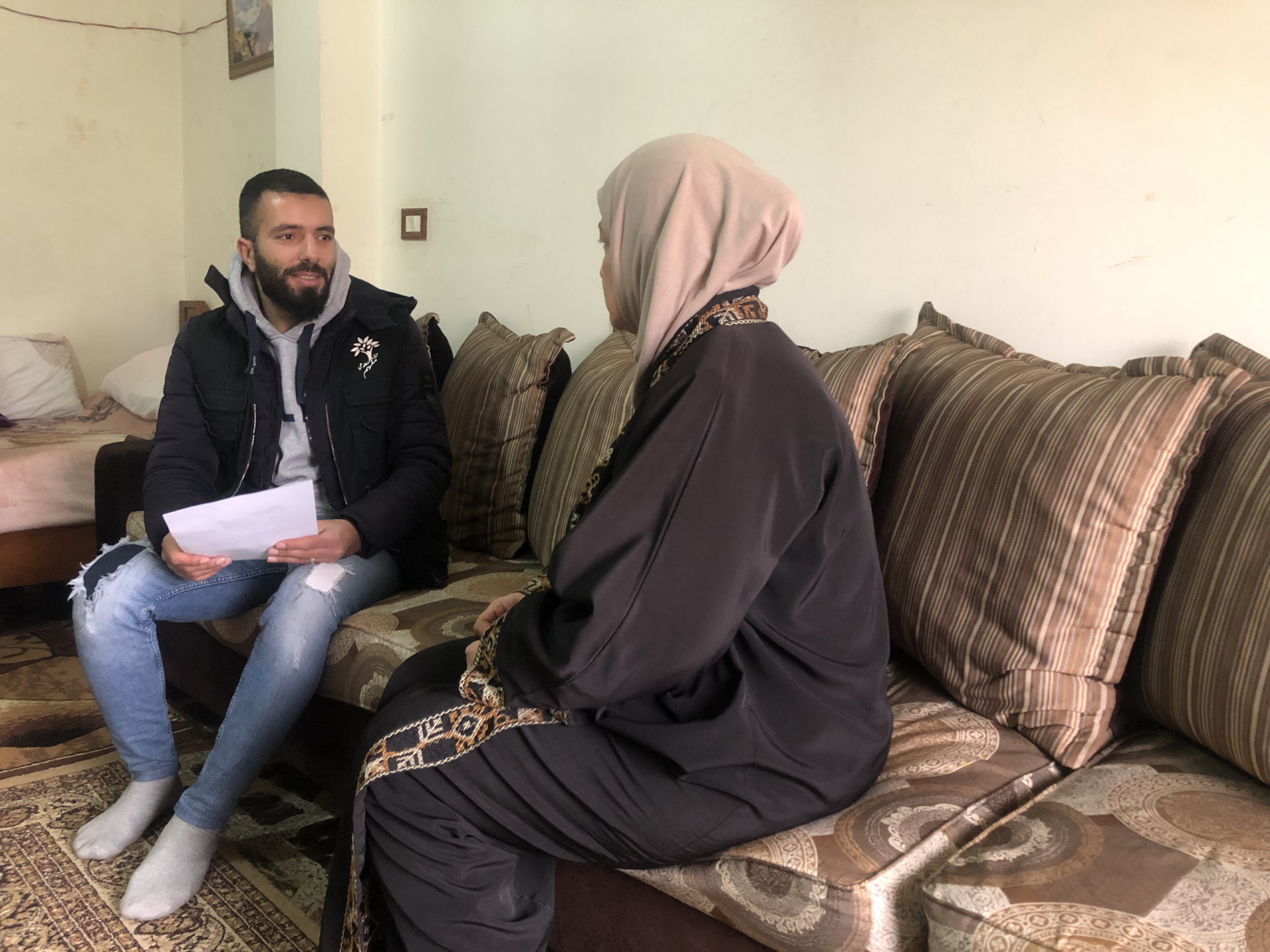 Fatima's family suffers form hard living conditions.