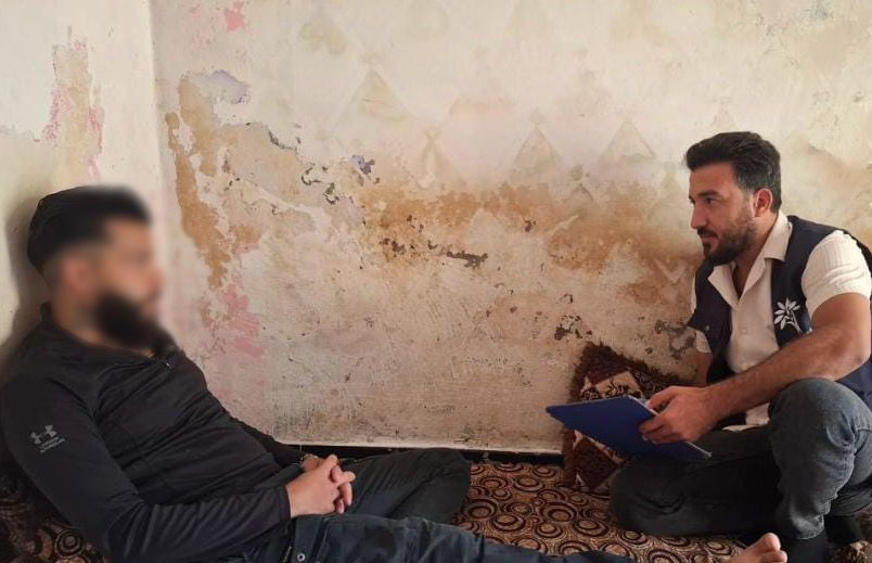 An explosion turned his life upside-down!