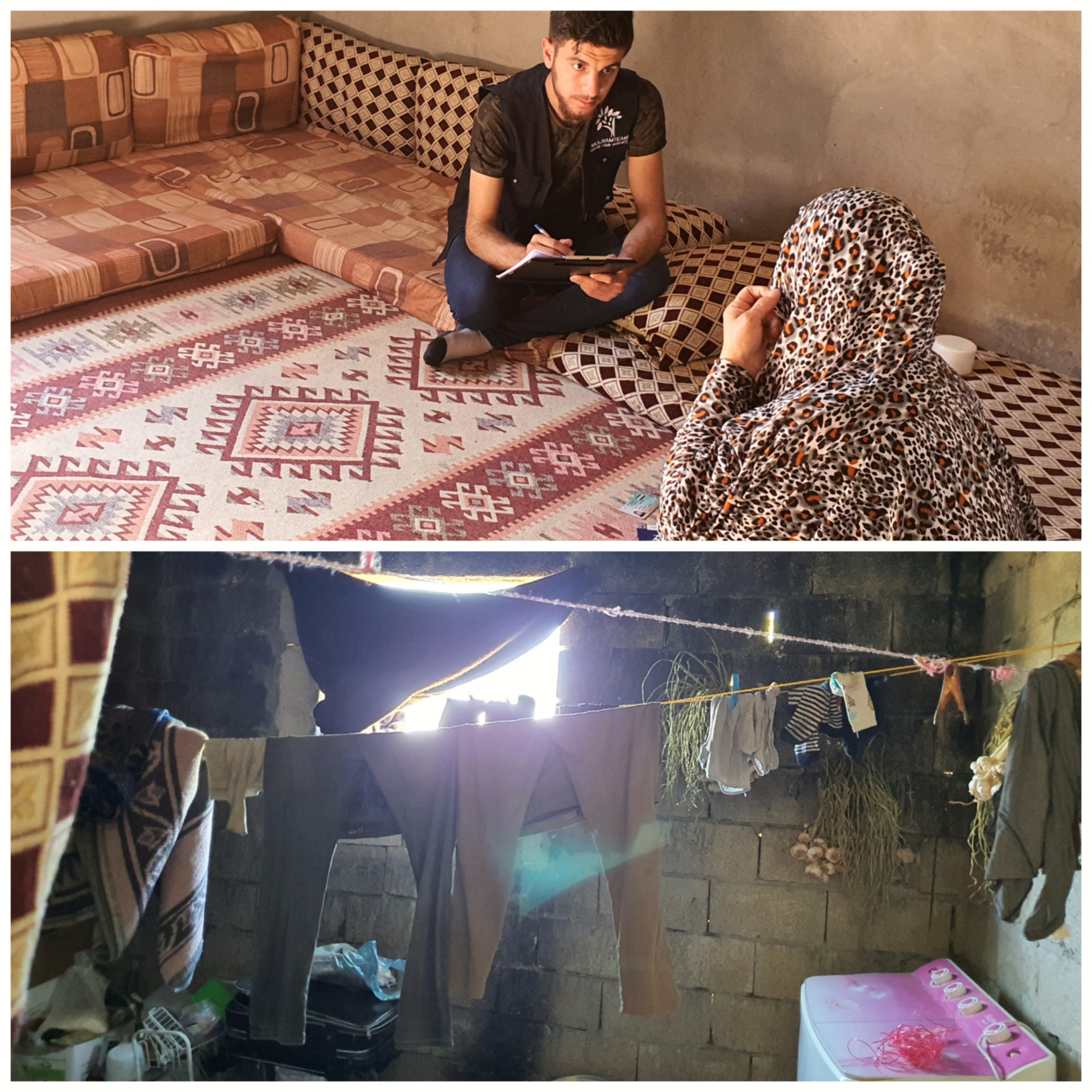 Mrs. Ibtisam's children are orphans with atrophy and quadriplegia, and they need your help to secure their expenses