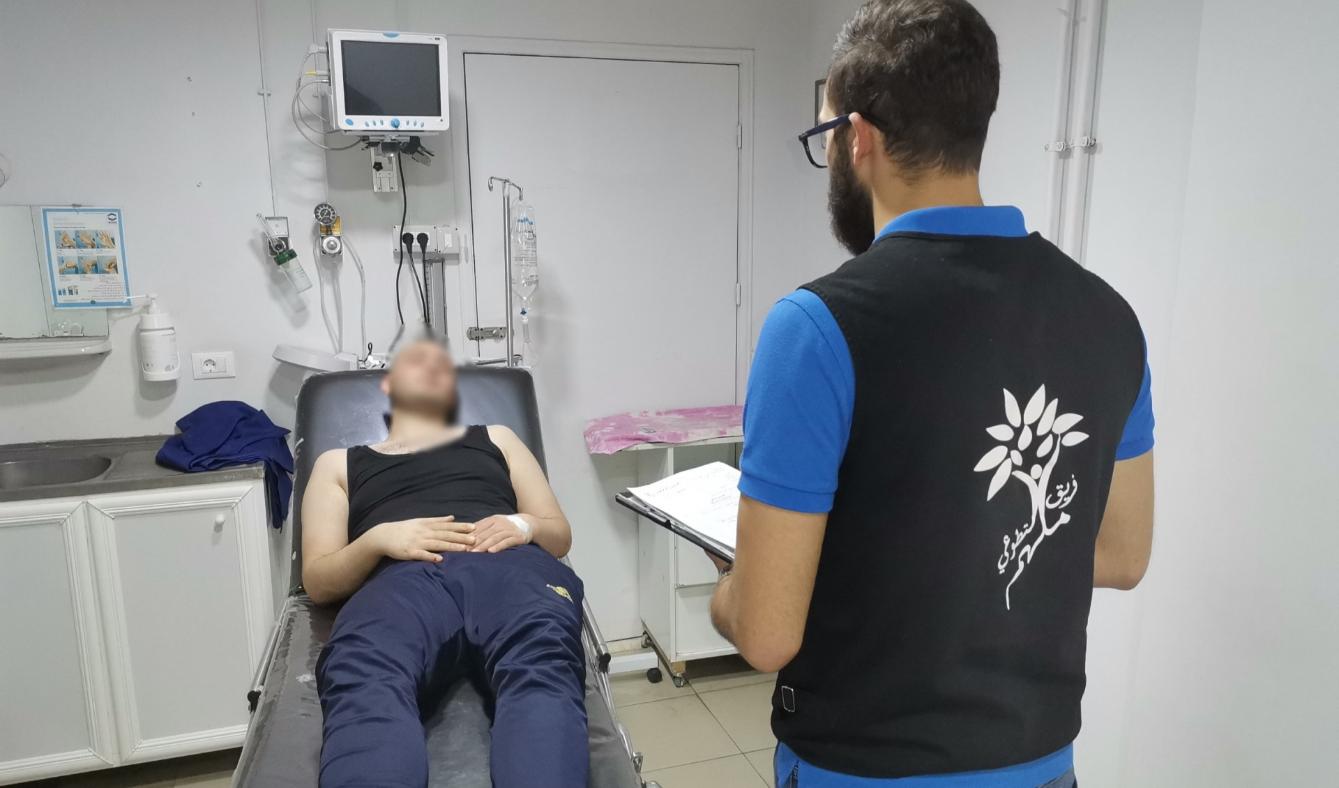 Khaled needs metal rods fixation