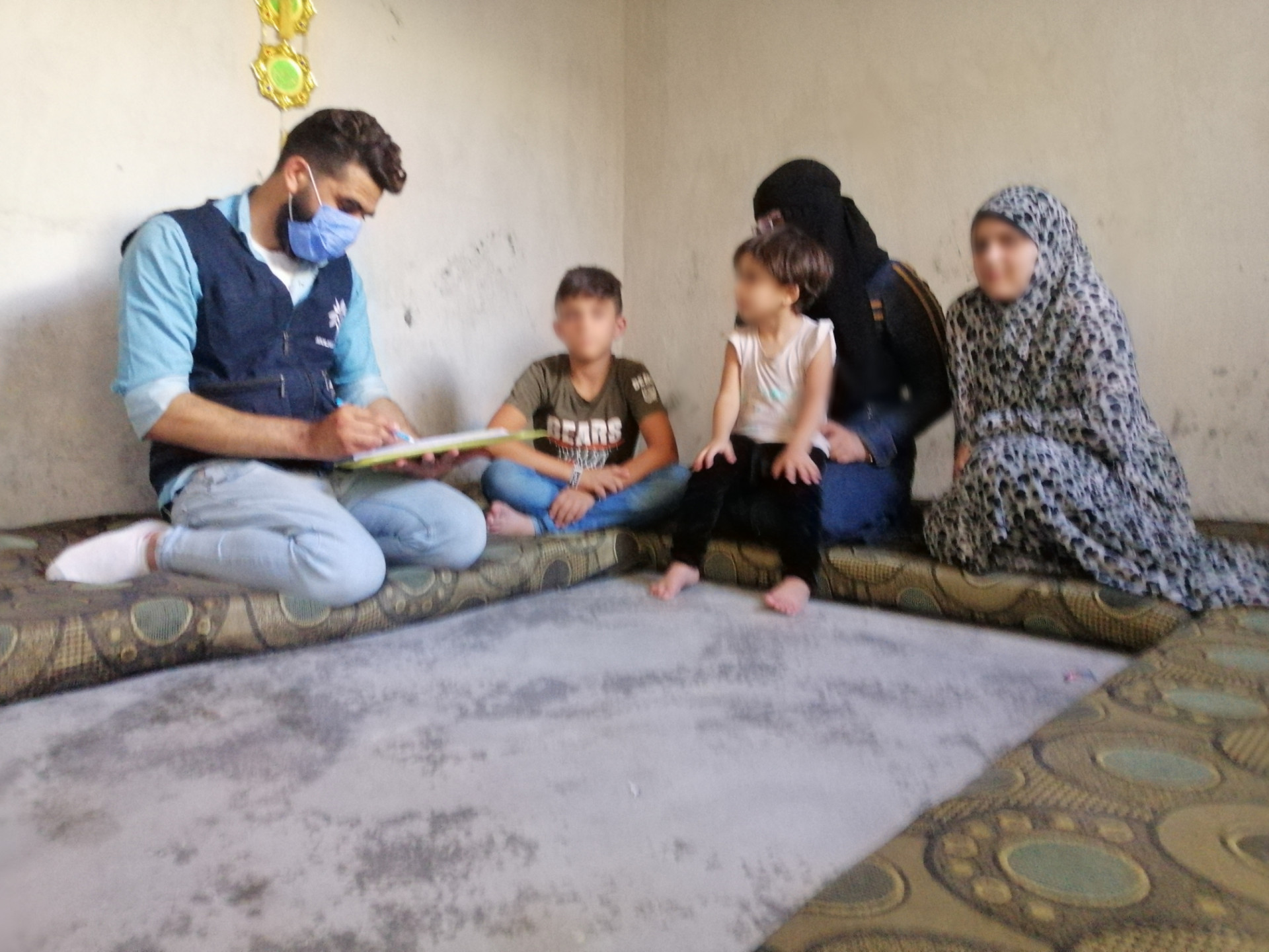 Hameeda is the provider for her children