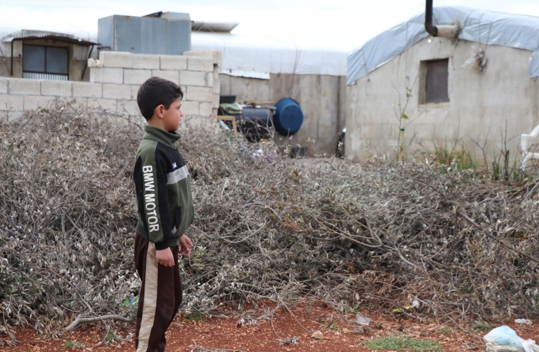 Hussein is an orphan from the Idlib countryside