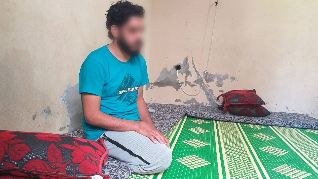 A young man and his family are at risk of being homeless