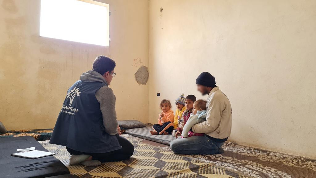 Mr. Essam's family lives in poor living and health conditions.