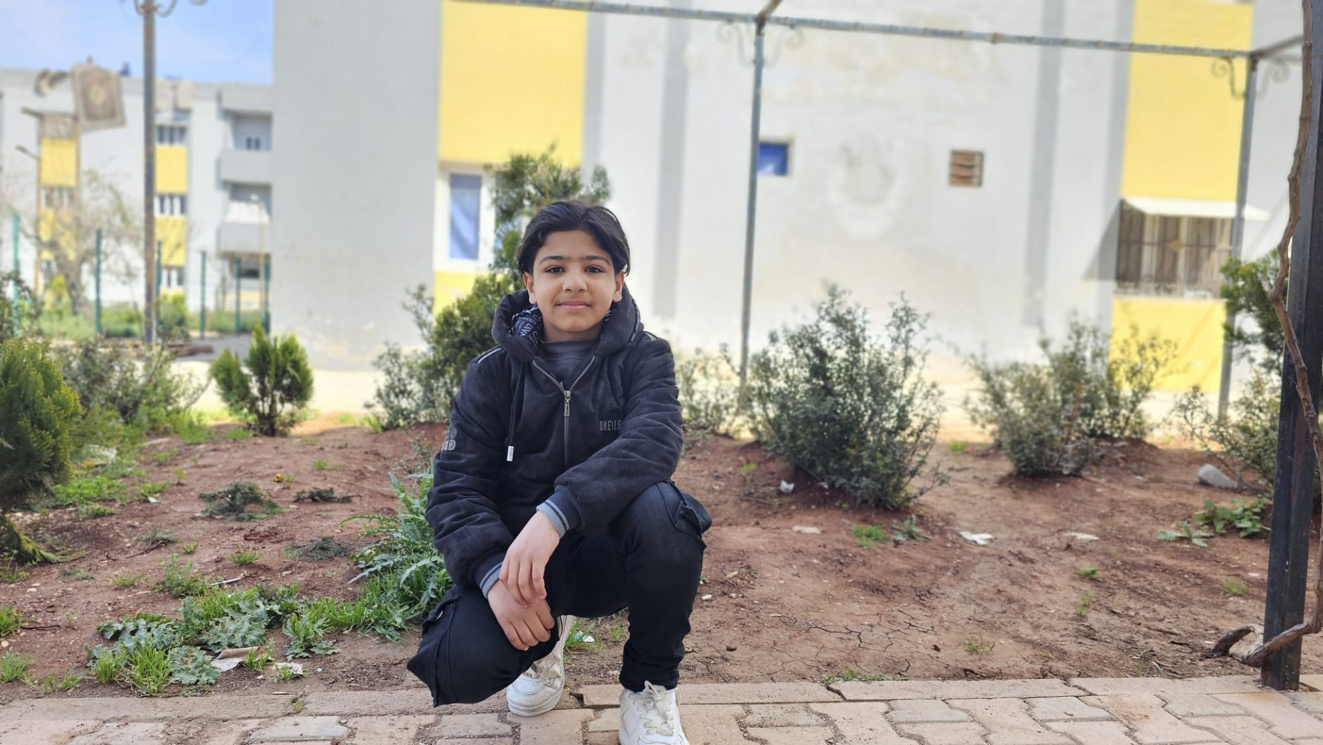 Sanad, ein Halbwaisenjunge aus dem Umland von Aleppo