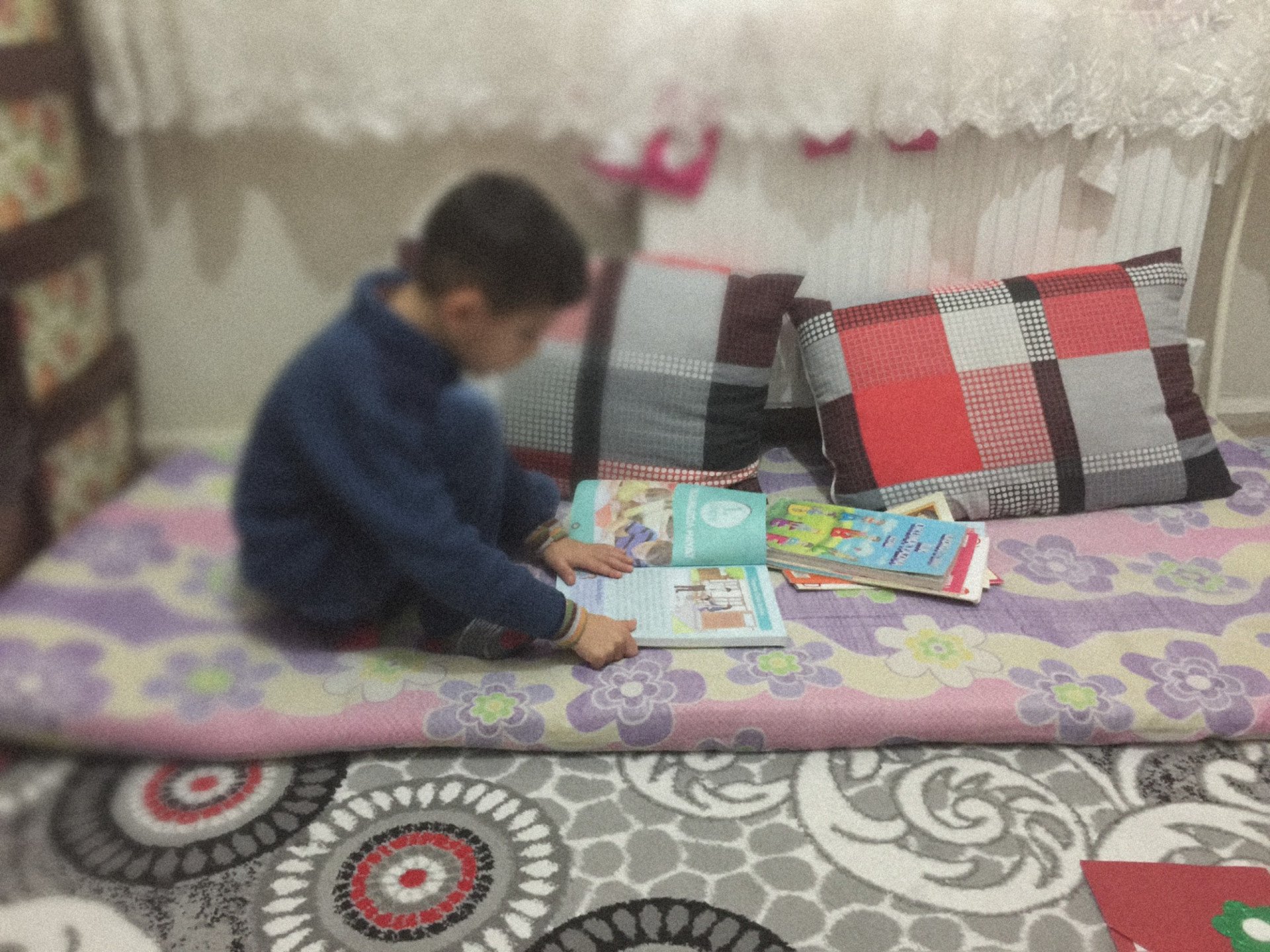 A child suffers from severe weight loss and emaciation