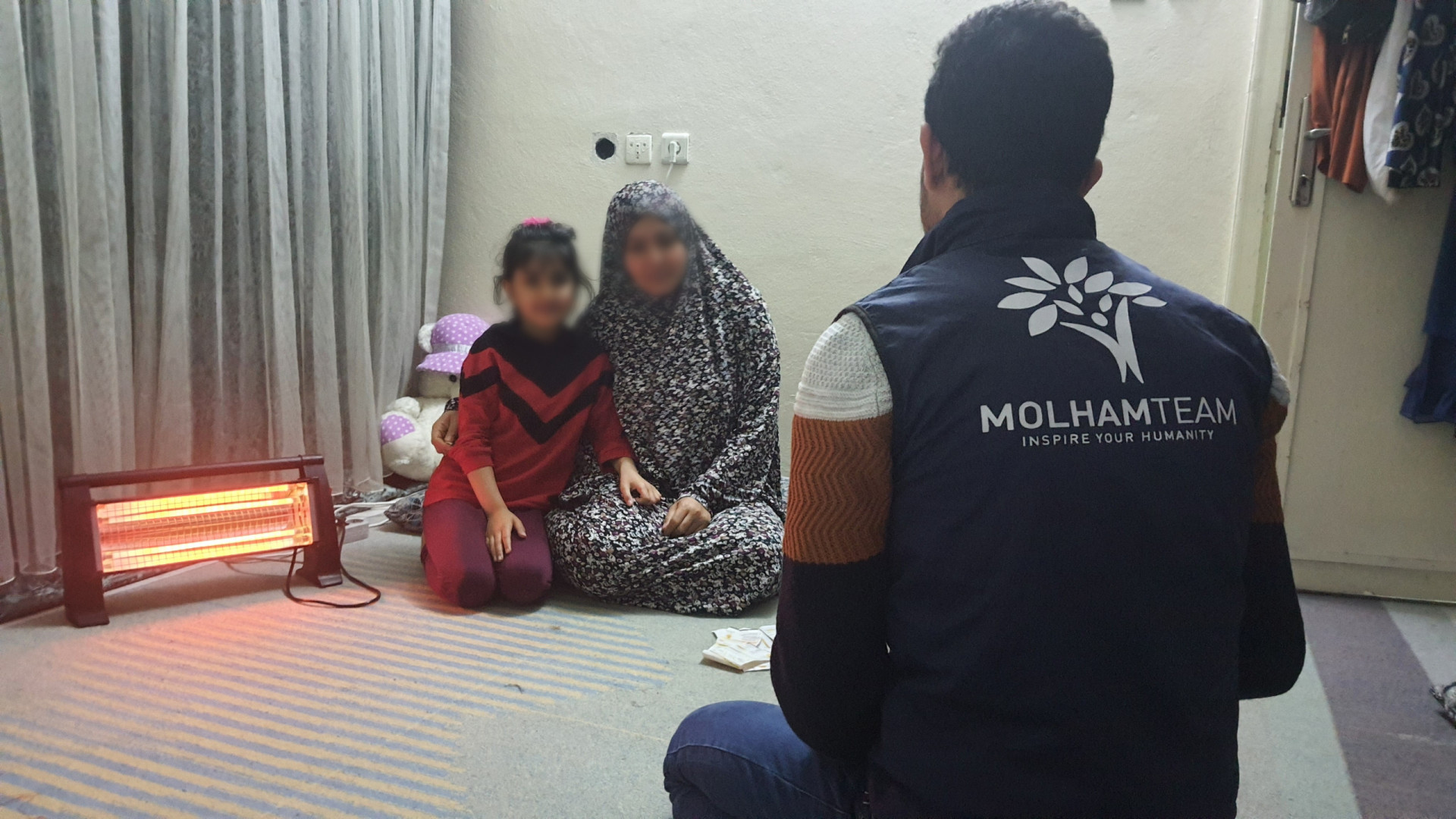 A widowed woman needs support