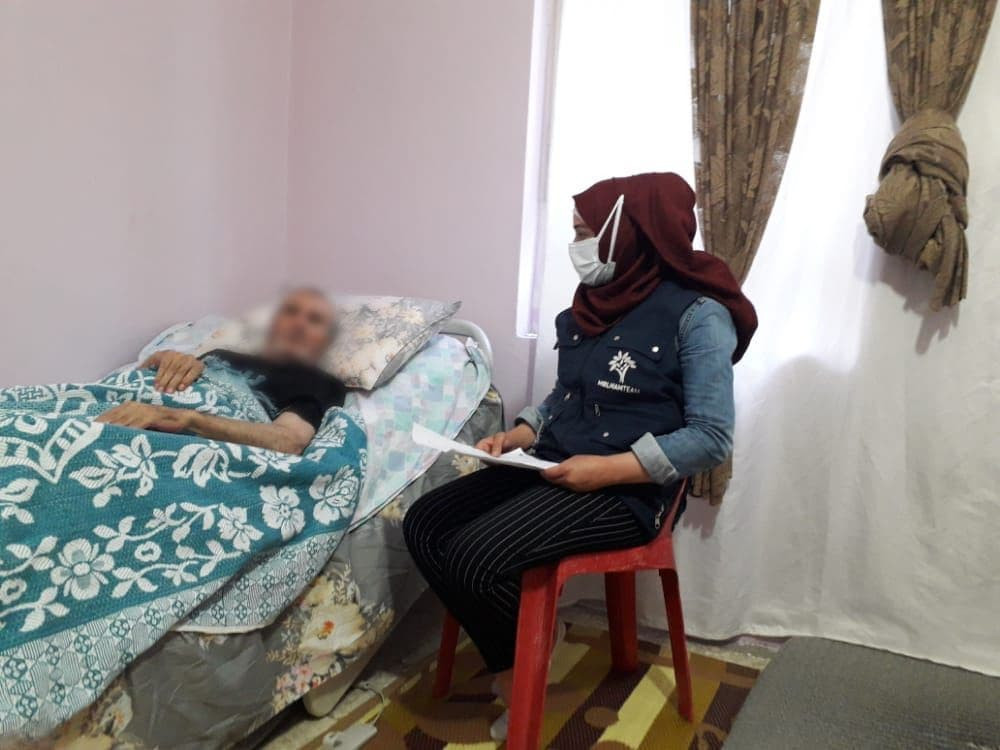 After his house was destroyed he had a stroke .. He needs several medical supplies.