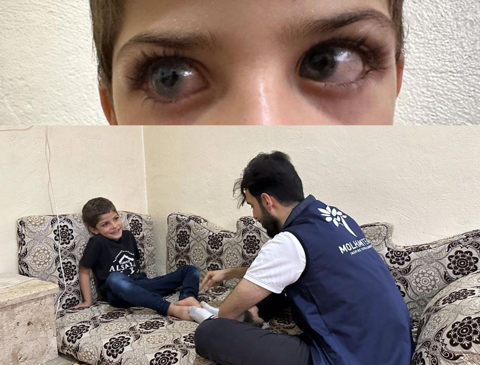 Moustafa needs surgery for his sight to recover!