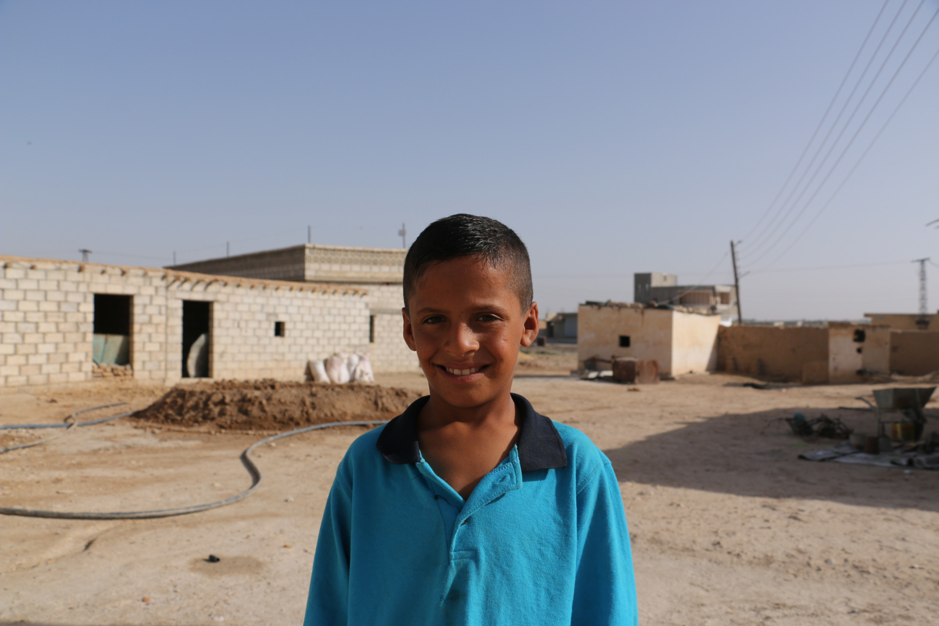 Ibrahim - an orphan from Tell Abyad