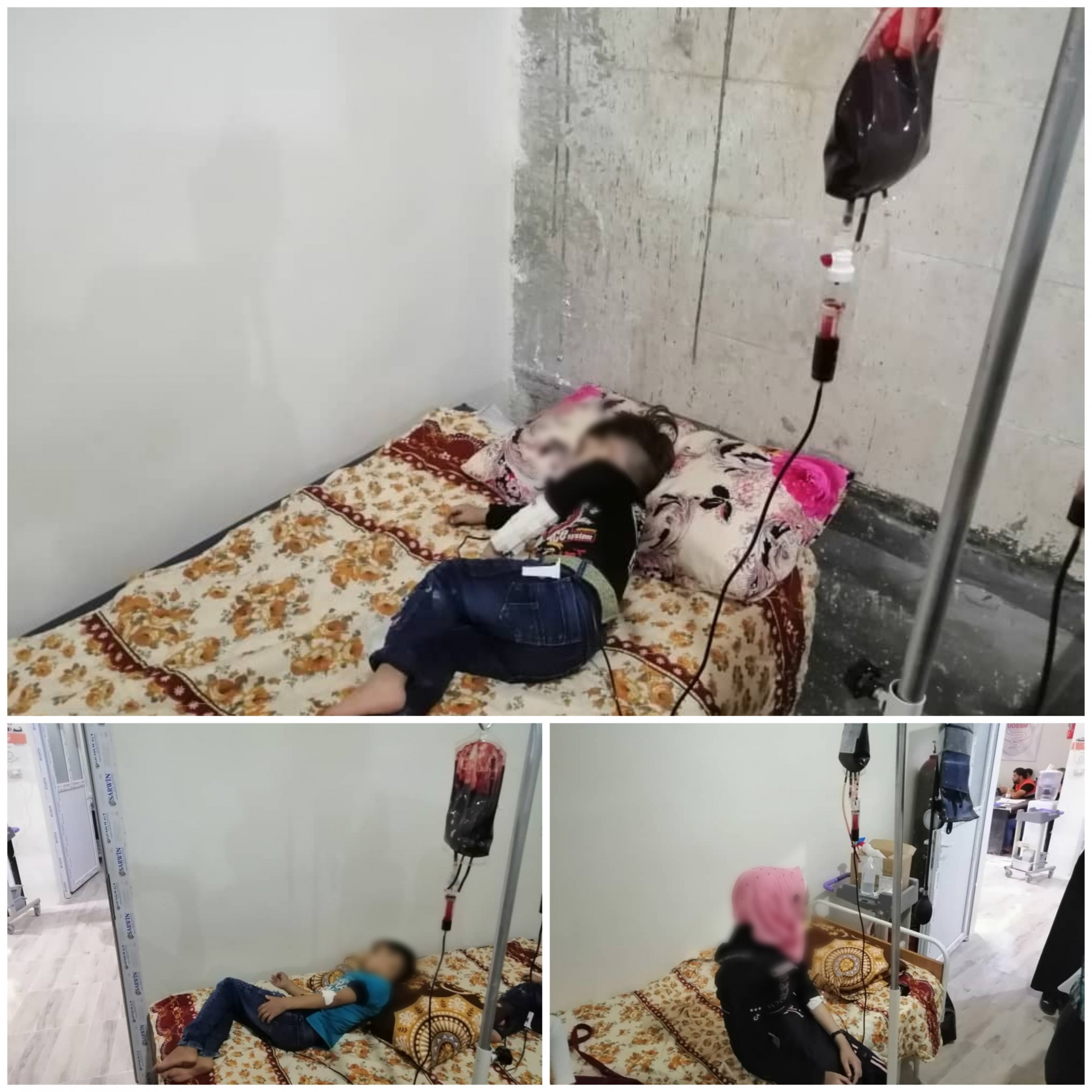 Three children need daily blood transfusions