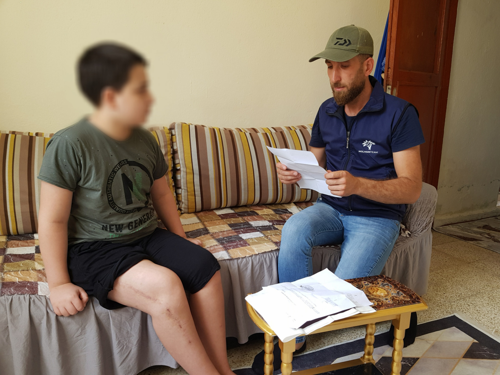 After the loss of their father and displacement, Khaled and his family need your help