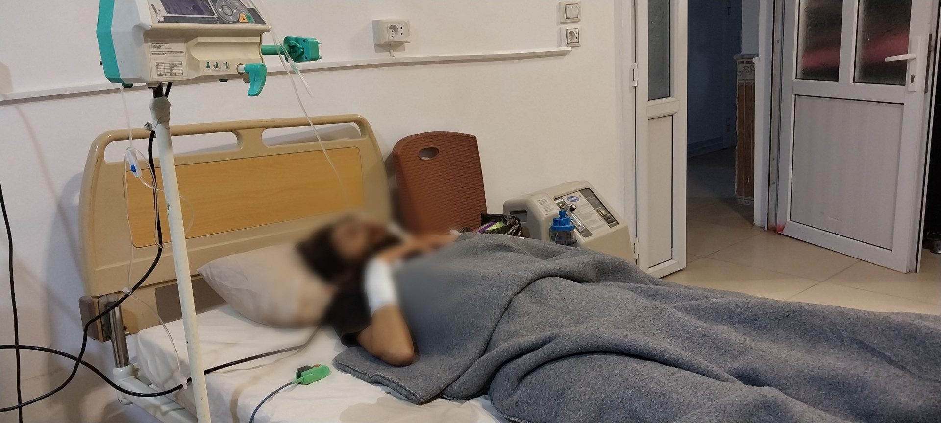Ein Schuss hat seinem Körper entkraftet