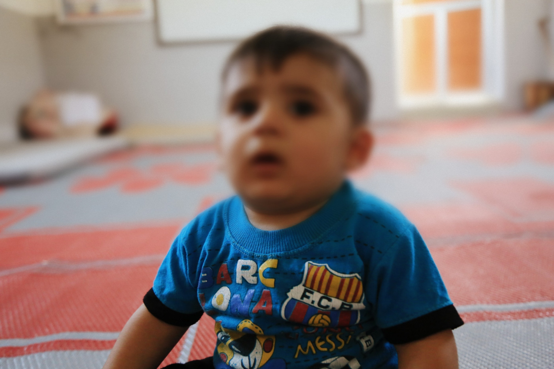 A baby at risk of losing sight