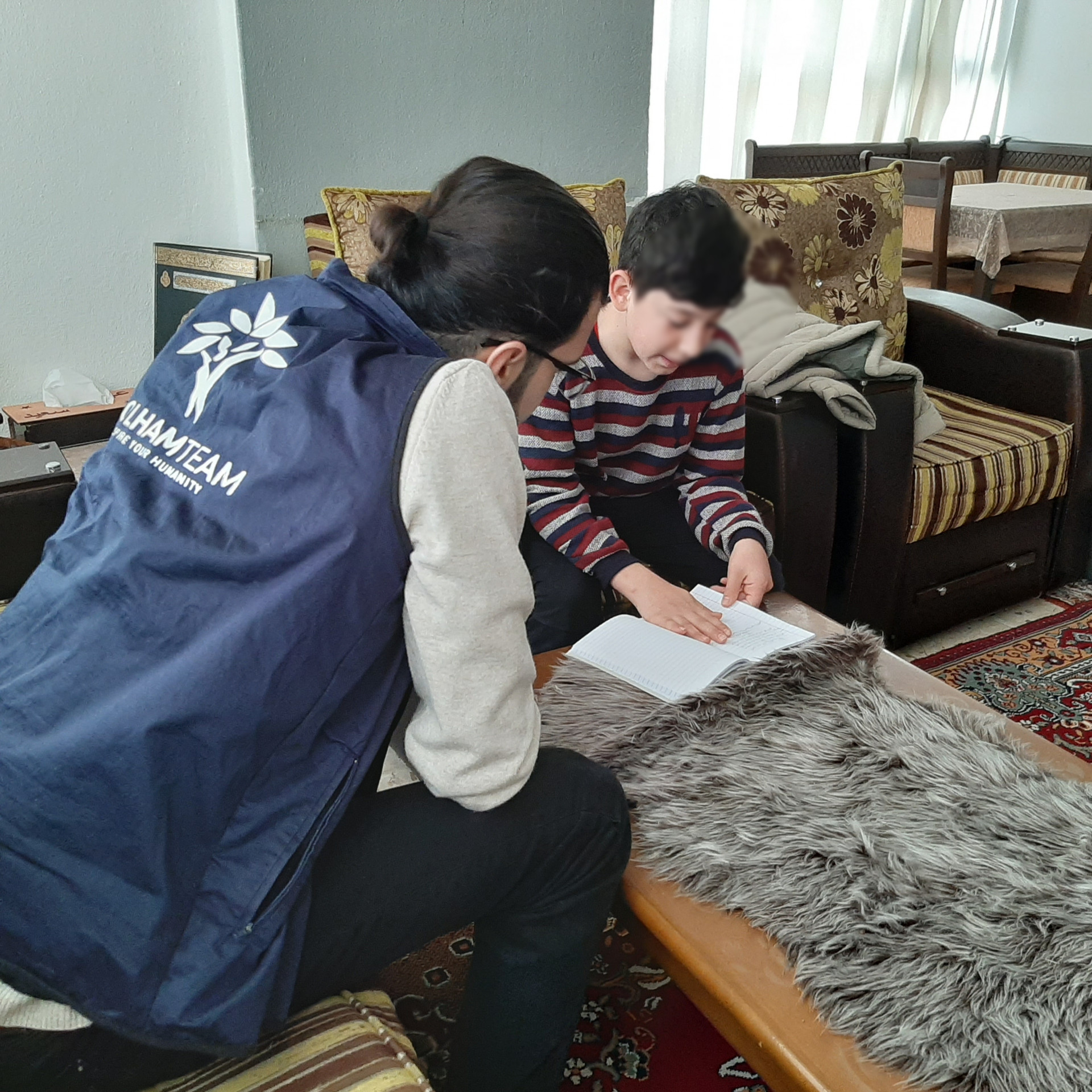 Maram is a widow who lives in a difficult living conditions.