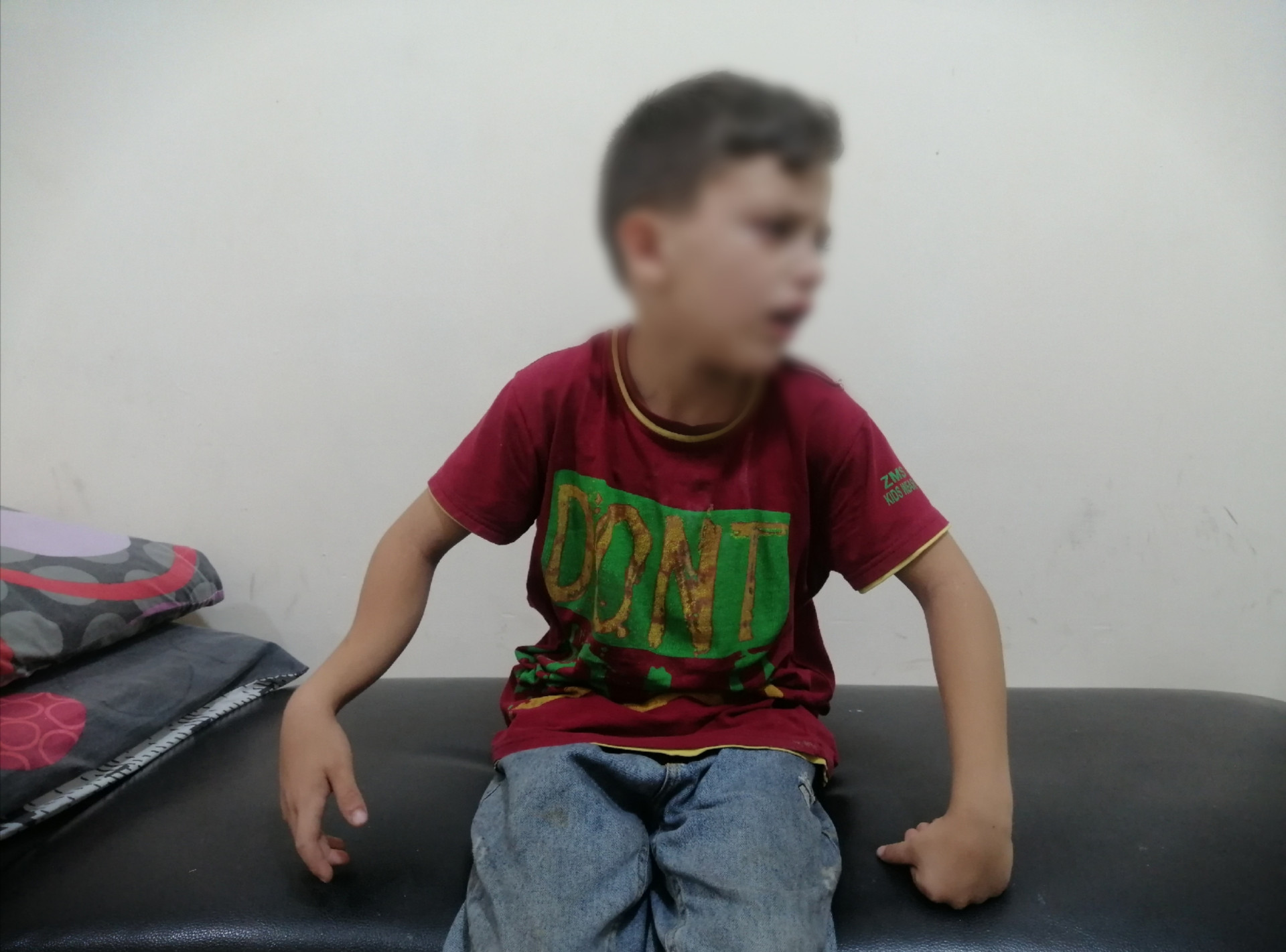 He has a broken arm and needs your help!