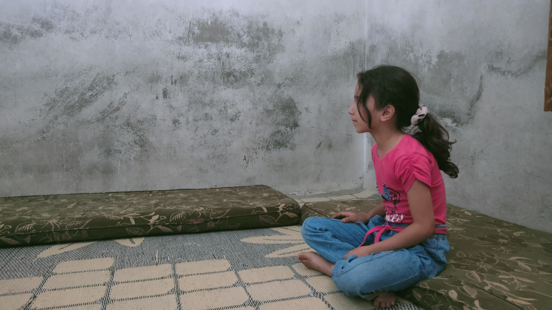 Poverty deprives the children of this family of their basic rights.
